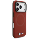 BMW M FW Metal Logo kovové pouzdro MagSafe na iPhone 17 Pro - červené