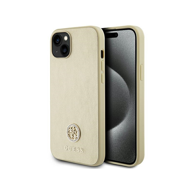 Kryt Guess GUHCP15MPS4DGPD pro iPhone 15 Plus - zlatá/zlatá