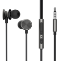 Sluchátka Joyroom Wired Series JR-EW03 drátová do uší - tmavě šedá