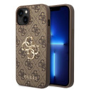 Kryt Guess GUHCP15S4GMGBR pro iPhone 15 - hnědá/hnědá