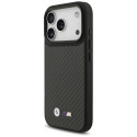 BMW M Kevlar Matt kevlarové pouzdro MagSafe na iPhone 17 Pro - černé