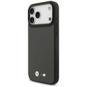 BMW M Kevlar Matt kevlarové pouzdro MagSafe na iPhone 17 Pro Max - černé