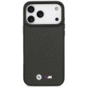 BMW M Kevlar Matt kevlarové pouzdro MagSafe na iPhone 17 Pro Max - černé