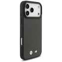 BMW M Kevlar Matt kevlarové pouzdro MagSafe na iPhone 17 Pro Max - černé