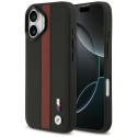 BMW M Perforated Stripe Logo pouzdro MagSafe na iPhone 17 - červené