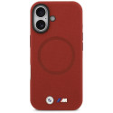 BMW pouzdro M FW Metal Logo MagSafe pro iPhone 17 – červené