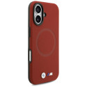 BMW pouzdro M FW Metal Logo MagSafe pro iPhone 17 – červené