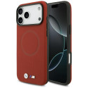 BMW pouzdro M FW Metal Logo MagSafe pro iPhone 17 Pro Max – červené