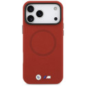 BMW pouzdro M FW Metal Logo MagSafe pro iPhone 17 Pro Max – červené