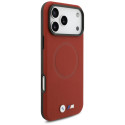 BMW pouzdro M FW Metal Logo MagSafe pro iPhone 17 Pro Max – červené