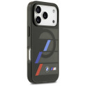 BMW MagSafe pouzdro M IML Metal Buttons Tricolor Lines pro iPhone 17 Pro Max – černé