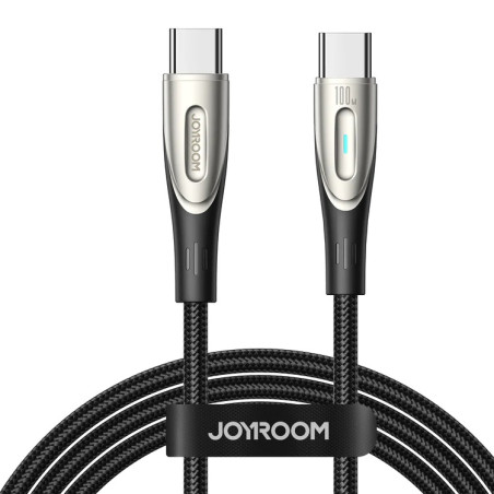 Kabel Joyroom Star-Light Series SA27-CC5 USB-C / USB-C 100W 1,2 m - černý