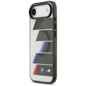 Pouzdro BMW M IML Metal Buttons Tricolor Lines MagSafe na iPhone Air - šedé