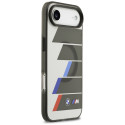 Pouzdro BMW M IML Metal Buttons Tricolor Lines MagSafe na iPhone Air - šedé