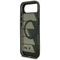 Pouzdro BMW M IML Metal Buttons Tricolor Lines MagSafe na iPhone Air - černé