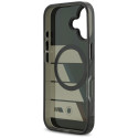 BMW M IML Metal Buttons Tricolor Lines pouzdro MagSafe na iPhone 17 - černé