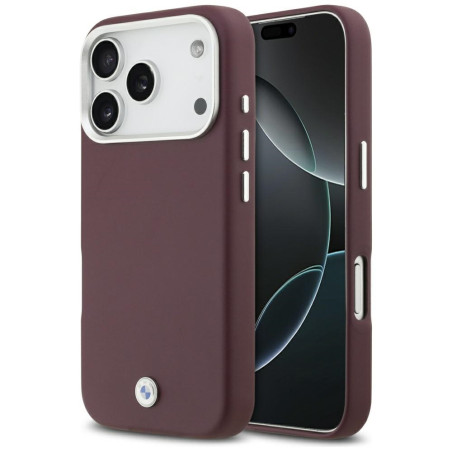 BMW Sign kovové pouzdro Full Wrapped MagSafe na iPhone 17 Pro - červené