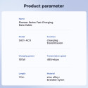 Joyroom Pioneer Series SA31-AC6 USB-A / USB-C Cable 100W 1.2m - Black