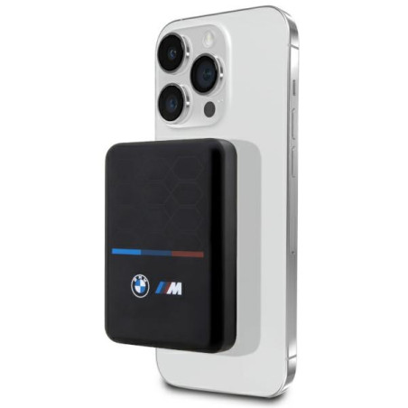 BMW M Collection MagSafe 5W 3000mAh indukční powerbanka – černá