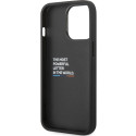 BMW kožené pouzdro Leather Carbon pro iPhone 13 Pro Max – černé