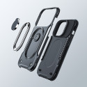 JOYROOM JR-14S2 Ultra odolný kryt s dvojitým stojánkem pro iPhone 14 Pro, černý