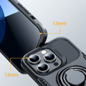 JOYROOM JR-14S2 Ultra odolný kryt s dvojitým stojánkem pro iPhone 14 Pro, černý