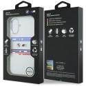 BMW silikonové pouzdro M Silicon Horizontal Line MagSafe pro iPhone 17 – bílé
