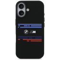 BMW pouzdro M Silicon Horizontal Line MagSafe pro iPhone 17 – černé