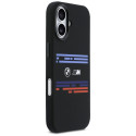 BMW pouzdro M Silicon Horizontal Line MagSafe pro iPhone 17 – černé