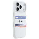 BMW pouzdro M Silicon Horizontal Line MagSafe pro iPhone 17 Pro – bílé