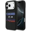 BMW MagSafe pouzdro M Silicon Horizontal Line pro iPhone 17 Pro – černé