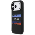 BMW MagSafe pouzdro M Silicon Horizontal Line pro iPhone 17 Pro – černé