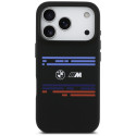 BMW MagSafe pouzdro M Silicon Horizontal Line pro iPhone 17 Pro – černé