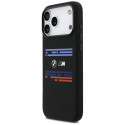 BMW pouzdro M Silicon Horizontal Line MagSafe pro iPhone 17 Pro Max – černé