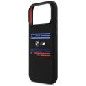 BMW pouzdro M Silicon Horizontal Line MagSafe pro iPhone 17 Pro Max – černé