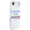 BMW silikonové pouzdro M Silicon Horizontal Line MagSafe pro iPhone Air – bílé