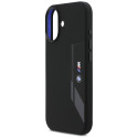 BMW pouzdro M Silicon Vertical Logo MagSafe pro iPhone 17 – černé