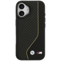 BMW pouzdro M Carbon Line & Logo MagSafe pro iPhone 17 – žluté