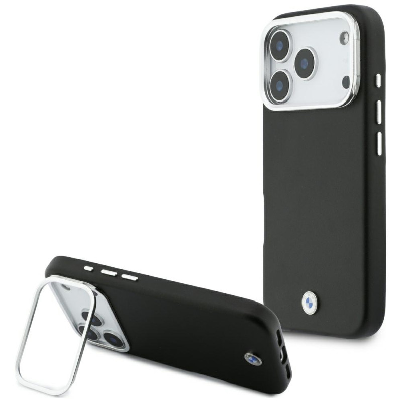 BMW M Sign Metal Logo kovové pouzdro MagSafe na iPhone 17 Pro - černé