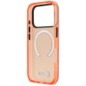 BMW pouzdro M IML Metal Logos MagSafe pro iPhone 17 Pro – oranžové Pro Orange