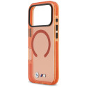 BMW pouzdro M IML Shockproof Metal Logos MagSafe pro iPhone 17 Pro – oranžové Pro Orange