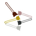 Cívka na kabel silikonová - černá