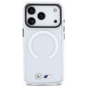 BMW pouzdro M IML Shockproof Metal Logos MagSafe pro iPhone 17 Pro Max – průhledné