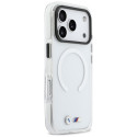BMW pouzdro M IML Shockproof Metal Logos MagSafe pro iPhone 17 Pro – průhledné