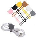 Cívka na kabel silikonová - šedá