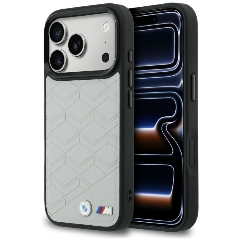 BMW pouzdro M Shape Logo MagSafe pro iPhone 17 Pro Max – šedé