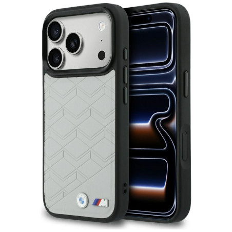 BMW pouzdro M Shape Logo MagSafe pro iPhone 17 Pro Max – šedé