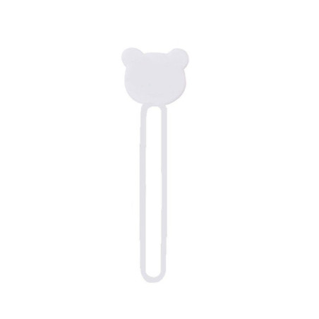 Cívka na kabel silikonová - bílá