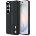 Pouzdro BMW Perforated Stripe Logo MagSafe na Samsung Galaxy S26 - modré