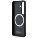 Pouzdro BMW Perforated Stripe Logo MagSafe na Samsung Galaxy S26 - modré